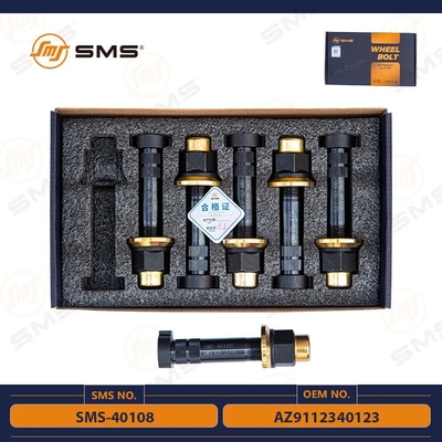 AZ9112340123 SMS-40108 โบลท์ล้อหลัง Sinotruk Howo ชาซีอะไหล่