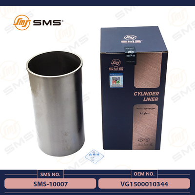 VG1500010344 Sinotruk Howo ชิ้นส่วนเครื่องยนต์ Cylinder Liner SMS-10007