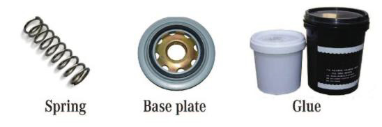เครื่องกรองที่กําหนดเอง วัตถุดิบสปริง ISO9001 สําหรับเครื่องกรอง