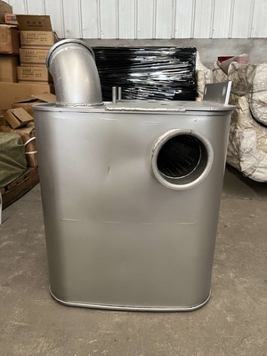WG9727540001 Muffler Sinotruck HOWO รถบรรทุกขยะอะไหล่ WD615 เครื่องยนต์