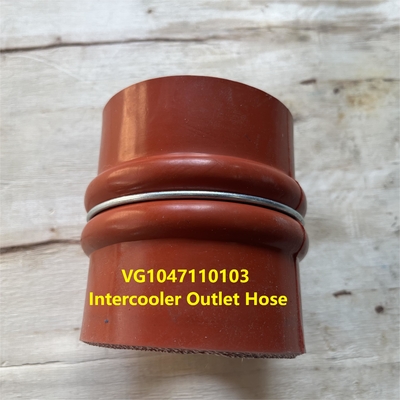 VG1047110103 ช่องเชือกออกระบายน้ํา Intercooler HOWO อะไหล่รถยนต์ VG1047110103/1 เครื่องยนต์