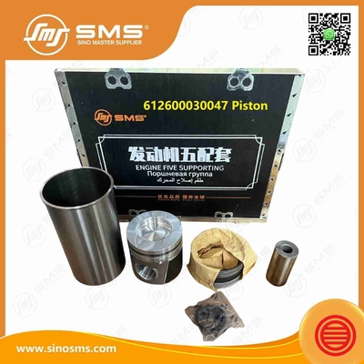 612600030047 ซิลินเดอร์ไลนเนอร์ WEICHAI อะไหล่เครื่องยนต์ พิสตอน ริงปินเครื่องยนต์ WP10 ห้ารองรับ