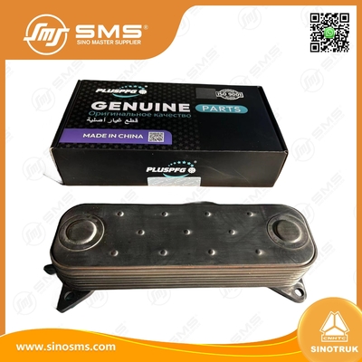 VG1500010334 หัวเครื่องเย็นน้ํามัน HOWO อะไหล่รถบรรทุก เครื่องเย็นน้ํามัน หัวเครื่องประกอบน้ํามันเรเดียเตอร์