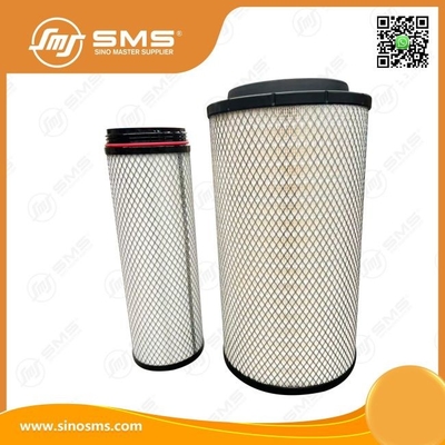 ราคาปลีก 710W08405-0017/0021 HOWO อะไหล่รถบรรทุก PU2747 เครื่องกรองอากาศ